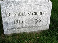 Criddle, Russell M